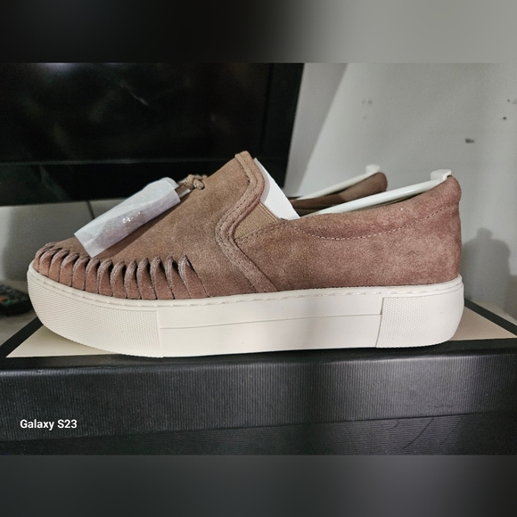 J/SLIDES "AZTEC TAUPE SUEDE" SIZE 6.5 - Picture 8 of 11
